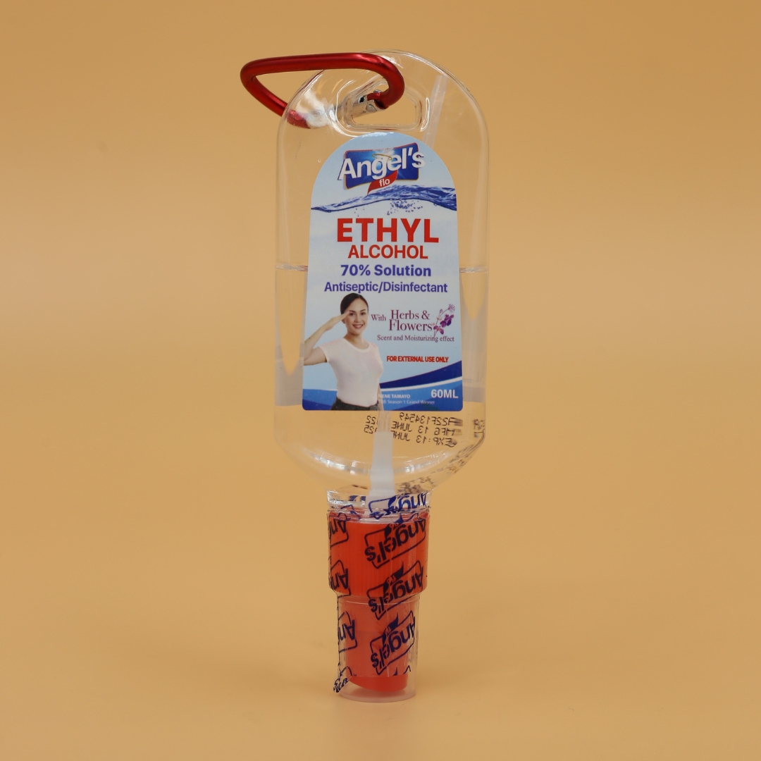 Angel's Flo Ethyl Alcohol with Carabiner (60ml)